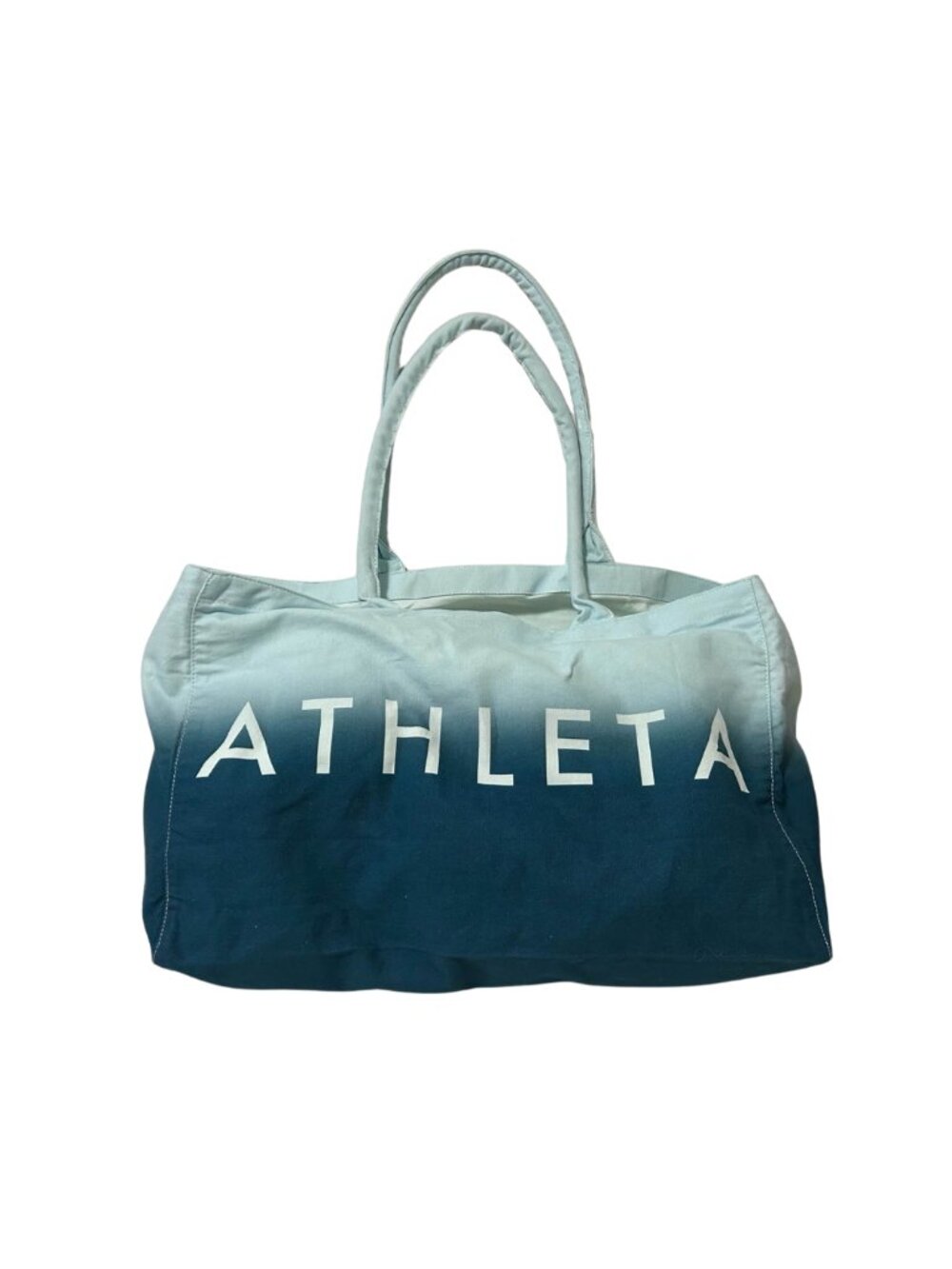Athleta - Blue Ombre Canvas Tote Bag